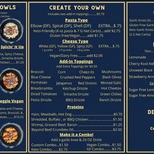 Full Menu