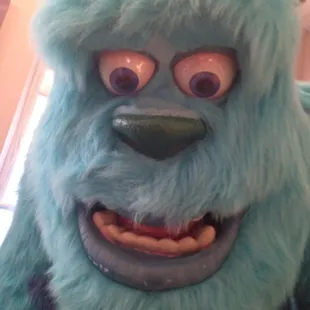 My kids LOVED that they had the huge Monsters Inc characters there!
