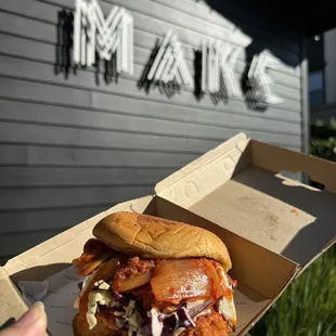 Saemo K Chicken Sando. So good 11.21.24