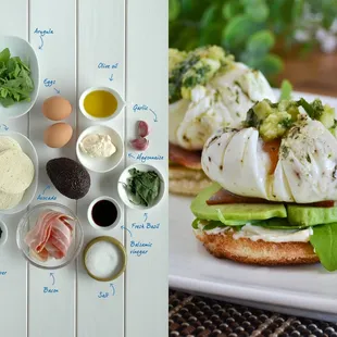 the ingredients of a sandwich