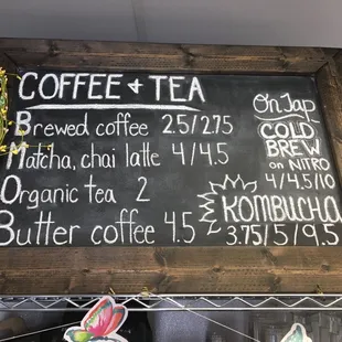Drink Menu