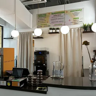 interior, sushi and sashimi
