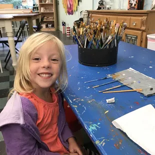 My little just wanted to paint and we didn&apos;t have much time so a $3.00 butterfly it was