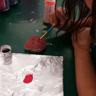 Painting rocks who knew it would become a thing.