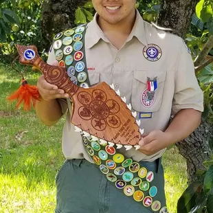 My son Gavin earned Boyscout Eagle rank on July 19, 2019.