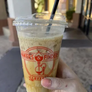 Iced Salted Caramel Latte