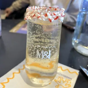 Peppermint bark mimosa