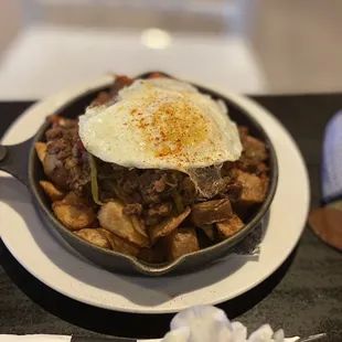 Braised Chicken Arepa