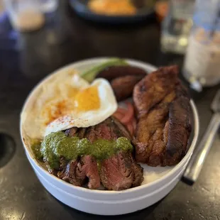 Pork belly and filet