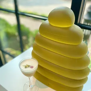 "Wax drips and honey dips" tour- complimentary Gold Rush cocktail served in the art gallery