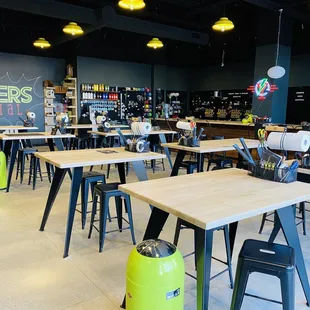 The DIY bar is open for private parties 7 days a week if you have a team building company outing in the works.