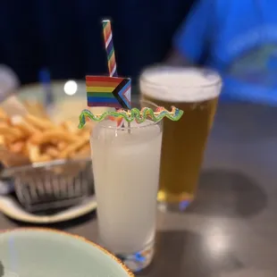 Pride frozen mule. Too sweet! I didn&apos;t enjoy it, sadly.