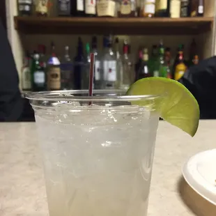 Moscow mule and the little bar in the bowling alley