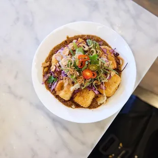 Tofu Spicy Basil Sauce