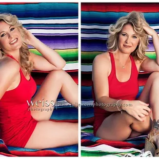 Boudoir hair &amp; makeup ~ Farrah Fawcett inspired shoot