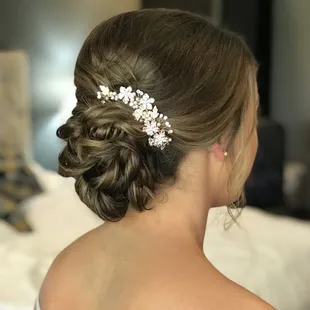 Bridal updo