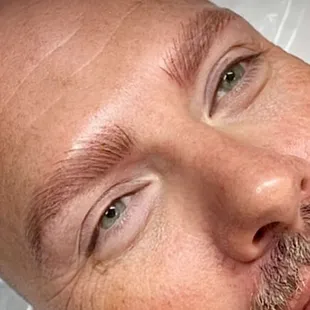 Yes, we do men too. Please look at his amazing before and after on Instagram Makeupbeforeyouwakeup