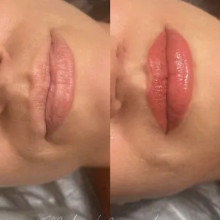 Lip tattoo, baby lips. Please visit our Instagram @Makeupbeforeyouwakeup