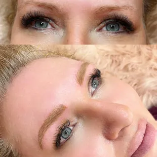 Soft shade combo. Please visit our Instagram @Makeupbeforeyouwakeup