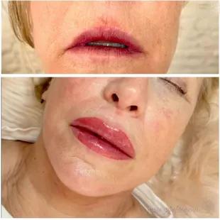 Lip tattoo. Please visit our Instagram @Makeupbeforeyouwakeup