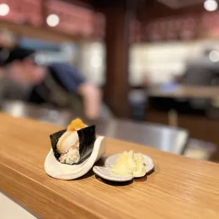 Scallop hand roll