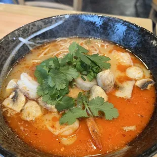 Tom Yum Shrimp Ramen