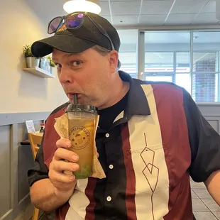 The Citrus Blossom Boba Tea