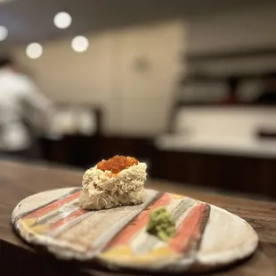 Crab with ikura