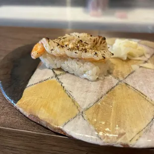 Seared Garlic Botan Ebi