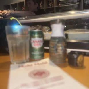 sushi and sashimi, drink