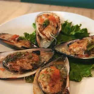 Baked Mussels