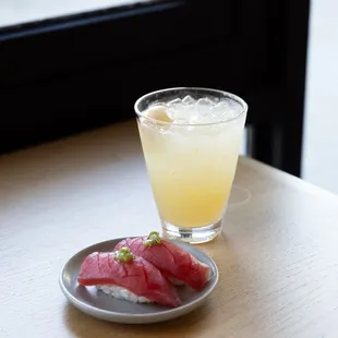 Tuna Nigiri w/ Fresh Wasabi