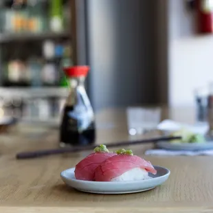 Tuna Nigiri w/ Fresh Wasabi (loved the fresh wasabi)