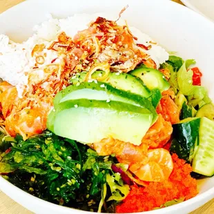 Salmon &amp; tuna poke
