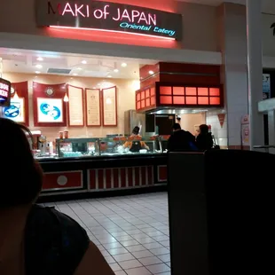 the interior of a restaurant