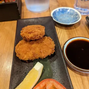 Curry potato croquette