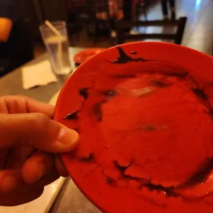 It was yummy. I licked the whole plate that had mango Mochi ice cream.