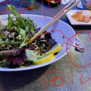 Salmon Skin Salad