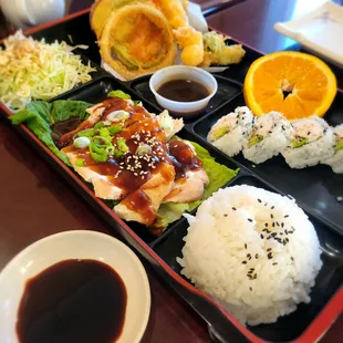 Chicken teriyaki bento