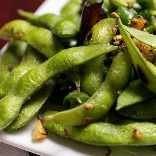 Garlic Edamame