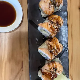 73. Baked Salmon Roll