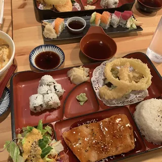 4. Salmon Teriyaki Bento