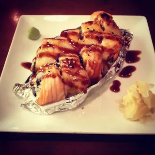 73. Baked Salmon Roll