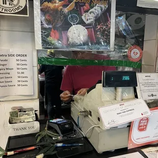 interior, sushi and sashimi