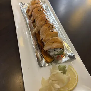 87. Baked Salmon Roll