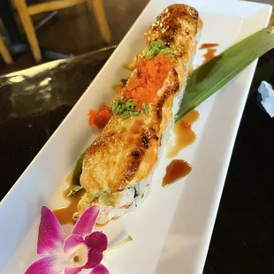 55. Baked Salmon Roll