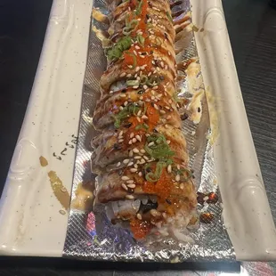 Baked Salmon Roll