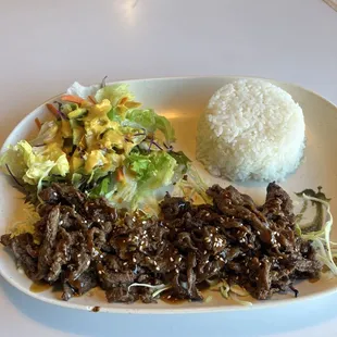 78. Beef Teriyaki Plate
