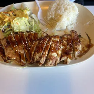 77. Chicken Breast Teriyaki Plate