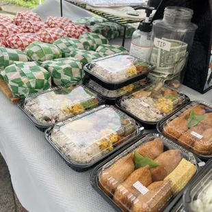 Inari sushi and crispy Katsu sandwiches!